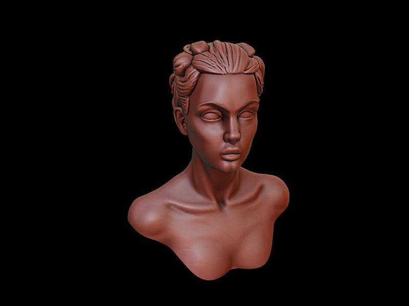 Lamia Beast Bust