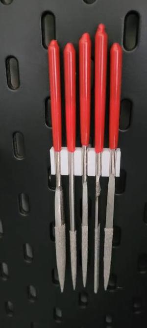 Skadis holder for 5 Diamond Metal Files