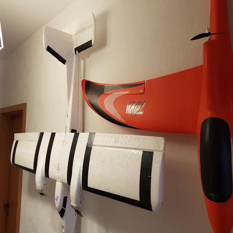 RC plane wall mount Multiplex Twinstar