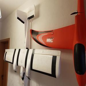 RC plane wall mount Multiplex Twinstar