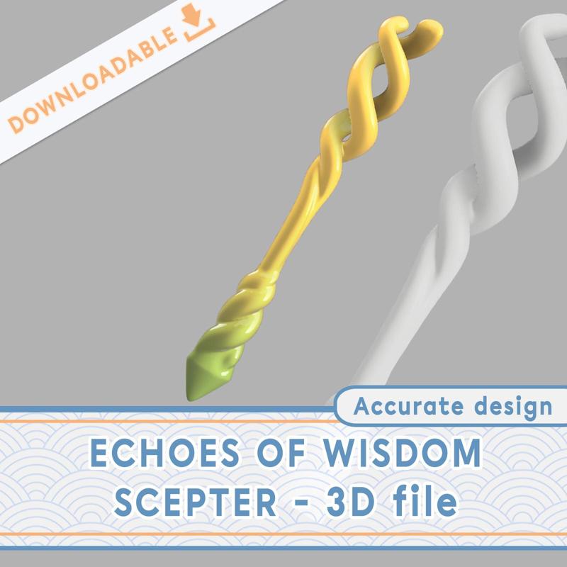 Echoes of Wisdom scepter SMOOTH | 3D file