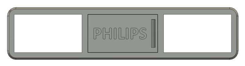 Philips ambilight remote back cover