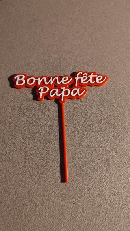 Décoration "Bonne fête Papa"