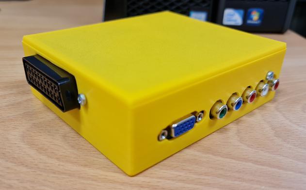 GBS Control Enclosure Custom with HDMI+Audio+SCART