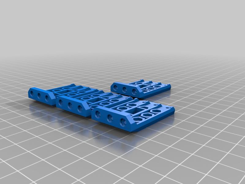 Pieces de la structure pour les robots armures et mannequins à base des servomoteurs AX-12A