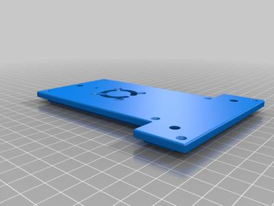 Stratux AHRS-Case for use with threaded metal insert and suction cups