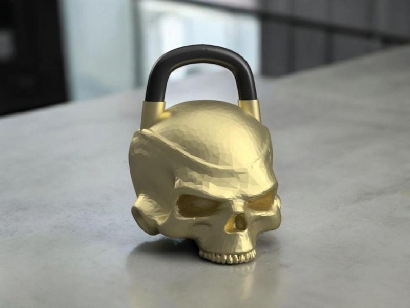 Contenedor Kettlebell Freezer Skull Dragon Ball