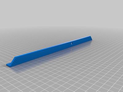 Slider for wooden trofast shelf