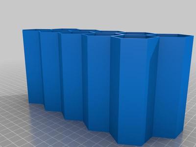 Hexagonal Paint Pot Rack for Wall Mounting