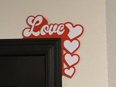 Valentine's Day Love Door Corner