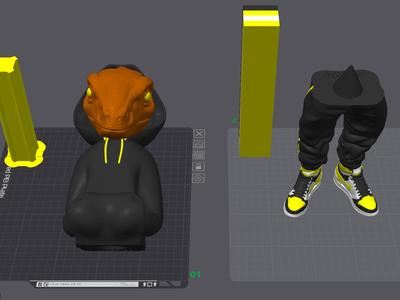 Urban Vibes Velociraptor Black Drip AMS Ready