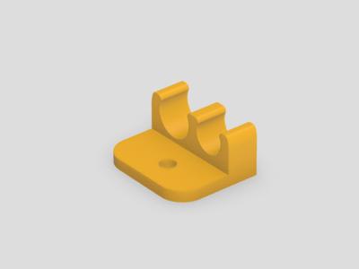 Wall Clip for AMS2 – PTFE Tube and Cable