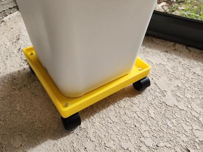 Caster Wheel Pot Base