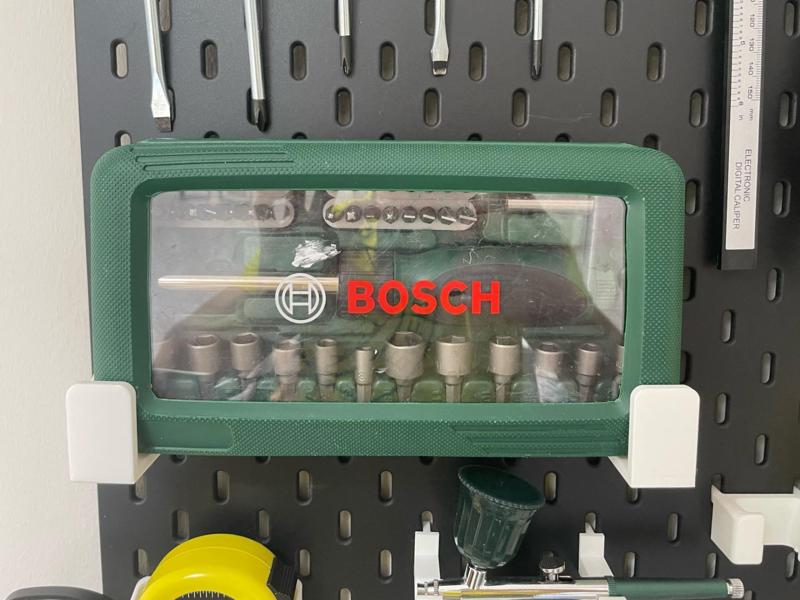 Bosch 46 Piece Ratchet Screwdriver Skadis Holder