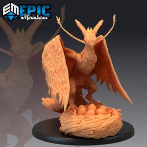 Snow Wyvern Eggs / Arctic Feathered Drake Nest / Ice Dragon Bird
