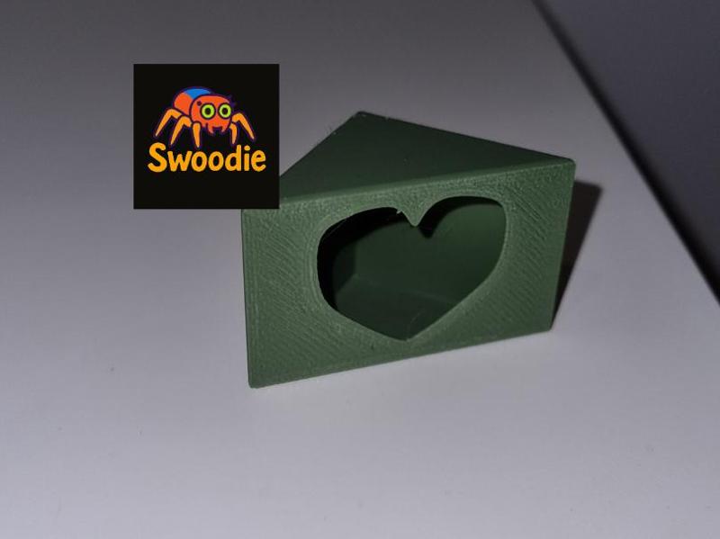 House for jumping spider - simple corner shelter