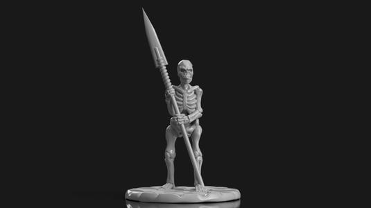 Skeleton with Spear