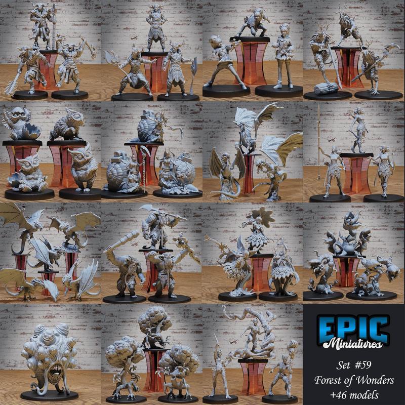 Forest of Wonders Set / Magical Woodlands Collection / Pre-Supported