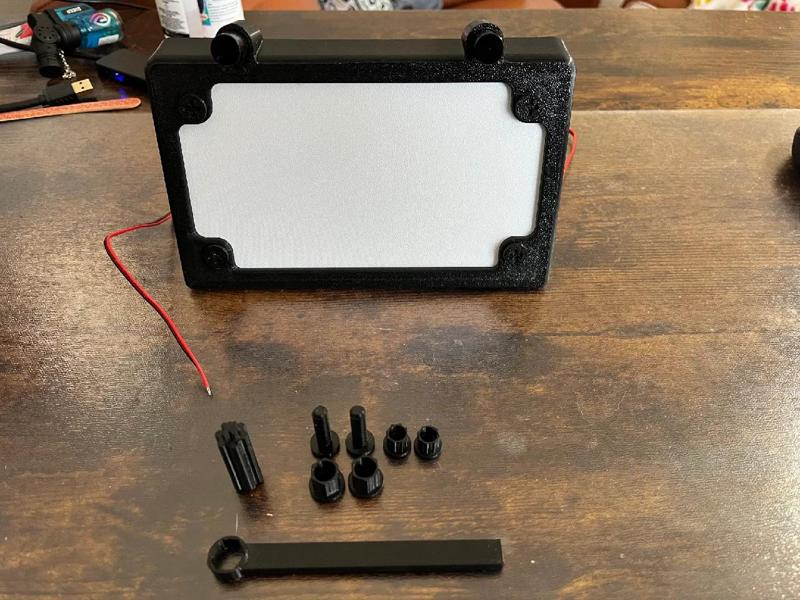 Harley Davidson RG3 & Freewheeler License Plate Frame   