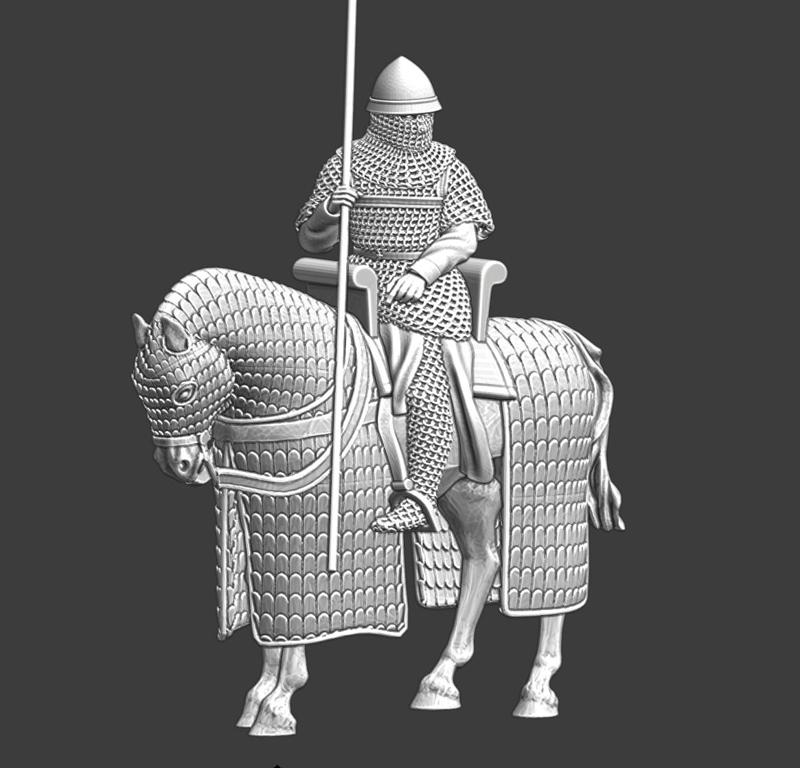 Medieval Byzantine Heavy Cavalry - resting