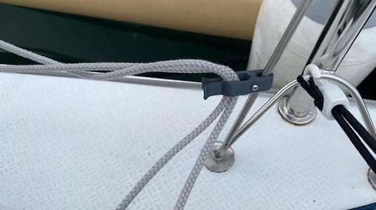 Railing Clip for Spinnaker sheets Archmabaut Surprise 25