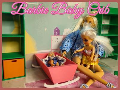 Barbie baby rocking cradle 
