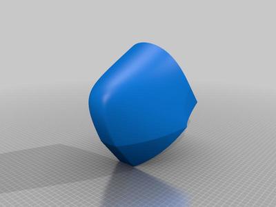 Large visor die for Keeper's protogen
