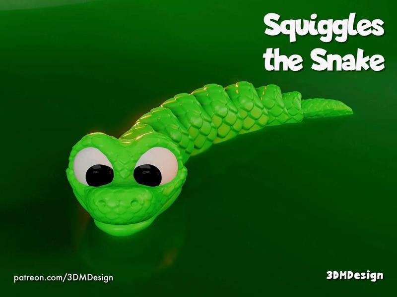Squiggles the Articulated Snake   