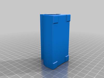 Base with extruded arrows (Toothpaste squeezer v3)