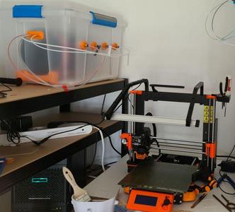 Dry box for 3d printing filament (scuba box)