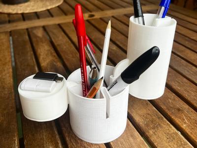 Modular pen holder