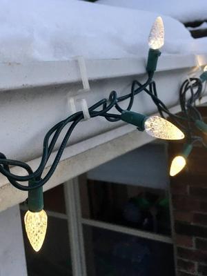 Christmas Light Holder for Gutter - North American Version