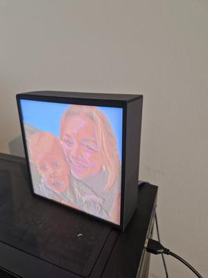 Lithophane box 15 x 15 centimeters