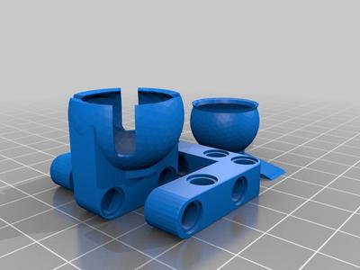 Lego technic ball joint, 92910, 92911