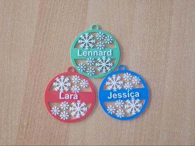 Individual Christmas Ornament