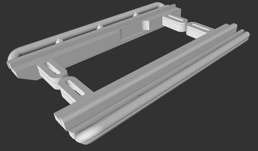 High clearance rock sliders for TRX-4 Bronco