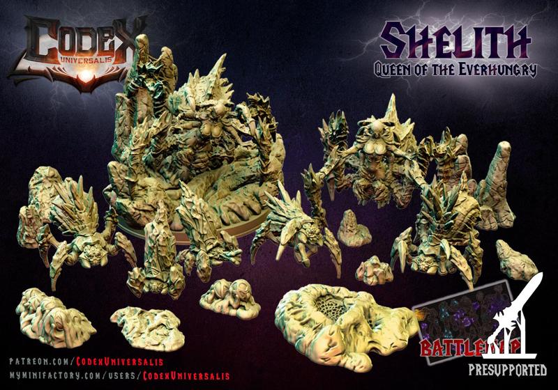 Shelith, Queen of the Everhungry SET  Cursed Praetors 