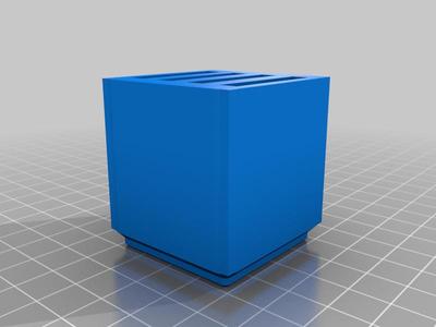 Gridfinity compatible ruler holder