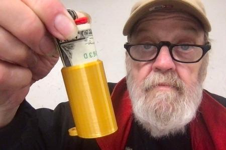 Bic Lighter cover short holds cash & pills