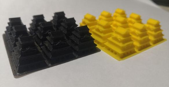 Sekigahara board game Japanese castle piece