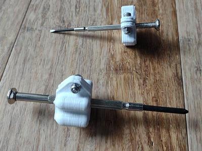 Oversized Knob for Small Screwdrivers for better Grip