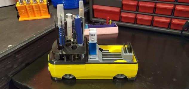 VW T1 Pick Up  USB Flash Drive Holder (Remixed)