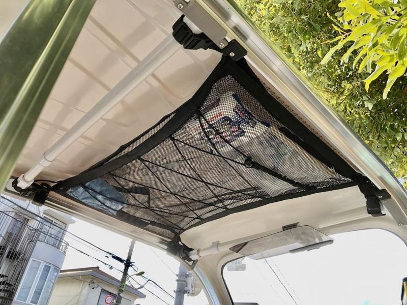 Roof cargo net hook for APtrikes125