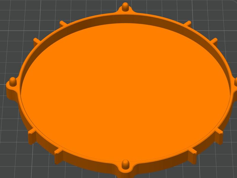 Stackable 125mm sanding disc storage