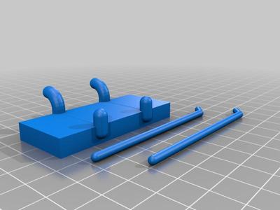 Customizable Pegboard Double Hook