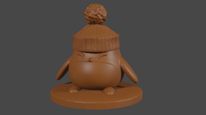 Kirby inspired, Corori, Tabletop DnD miniature