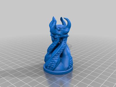 Organic alien life chess set