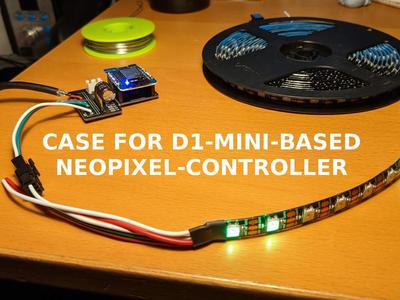 Case for Neopixel/WLED Controller by Hasenpups