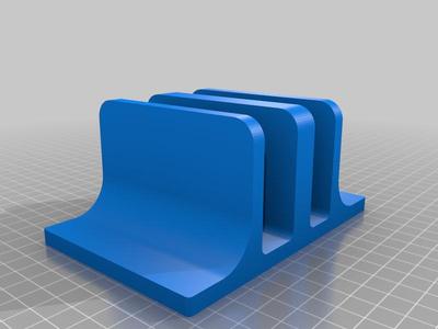 Double laptop stand - variation
