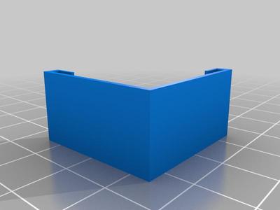 Cap for 25x25mm aluminium angle
